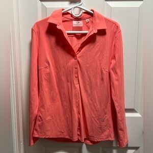Foray Golf | Pink Long Sleeve‎ Core Polo Sz M